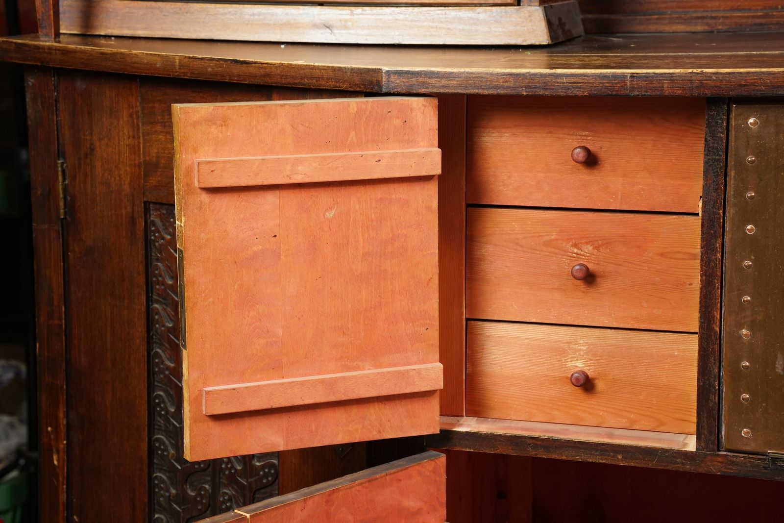 Exceedingly Rare Jugend Cabinet By Eliel Saarinen, Early 1900s photo vinterior