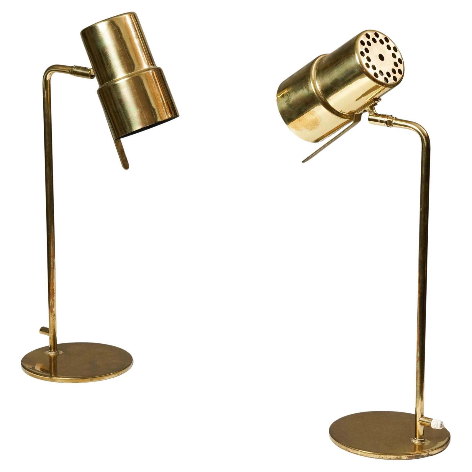Rare Pair Of Model G154 Table Lamps, Hans Agne Jakobsson, Ab Markaryd, 1960s