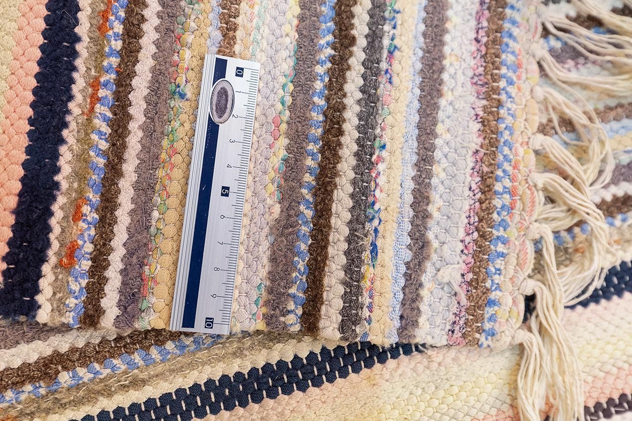 Scandinavian Swedish Kilim Soft Color Palette photo vinterior