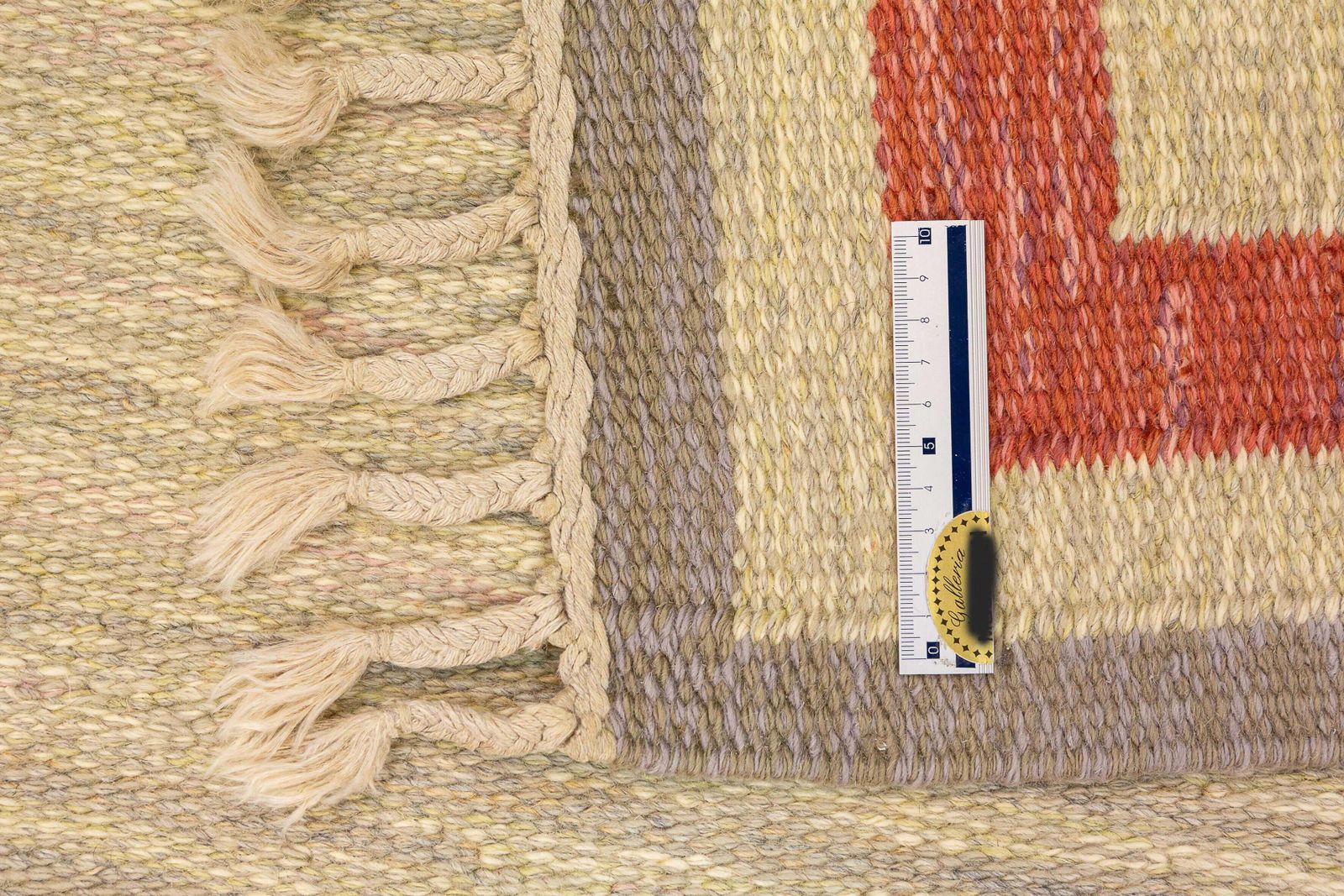 Scandinavian Rollakan Swedish Rug photo vintage