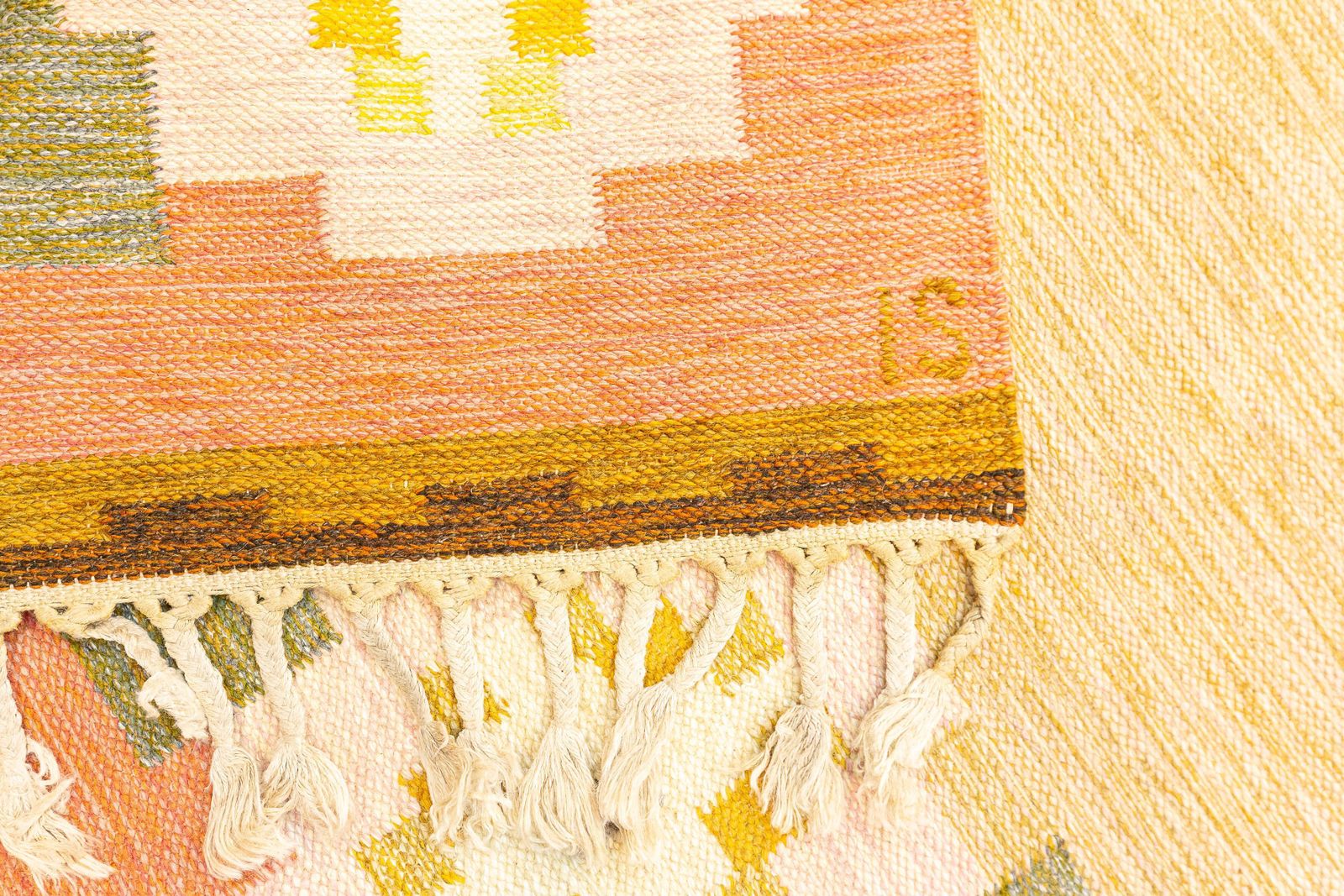 Scandinavian Rug Flat Weave By Ingegerd Silow photo vinterior