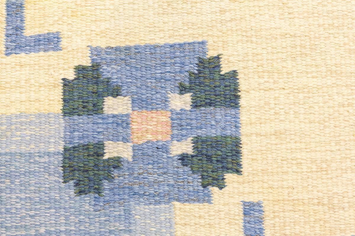 Scandinavian Rug Rollakan Light Blue photo 2845.0