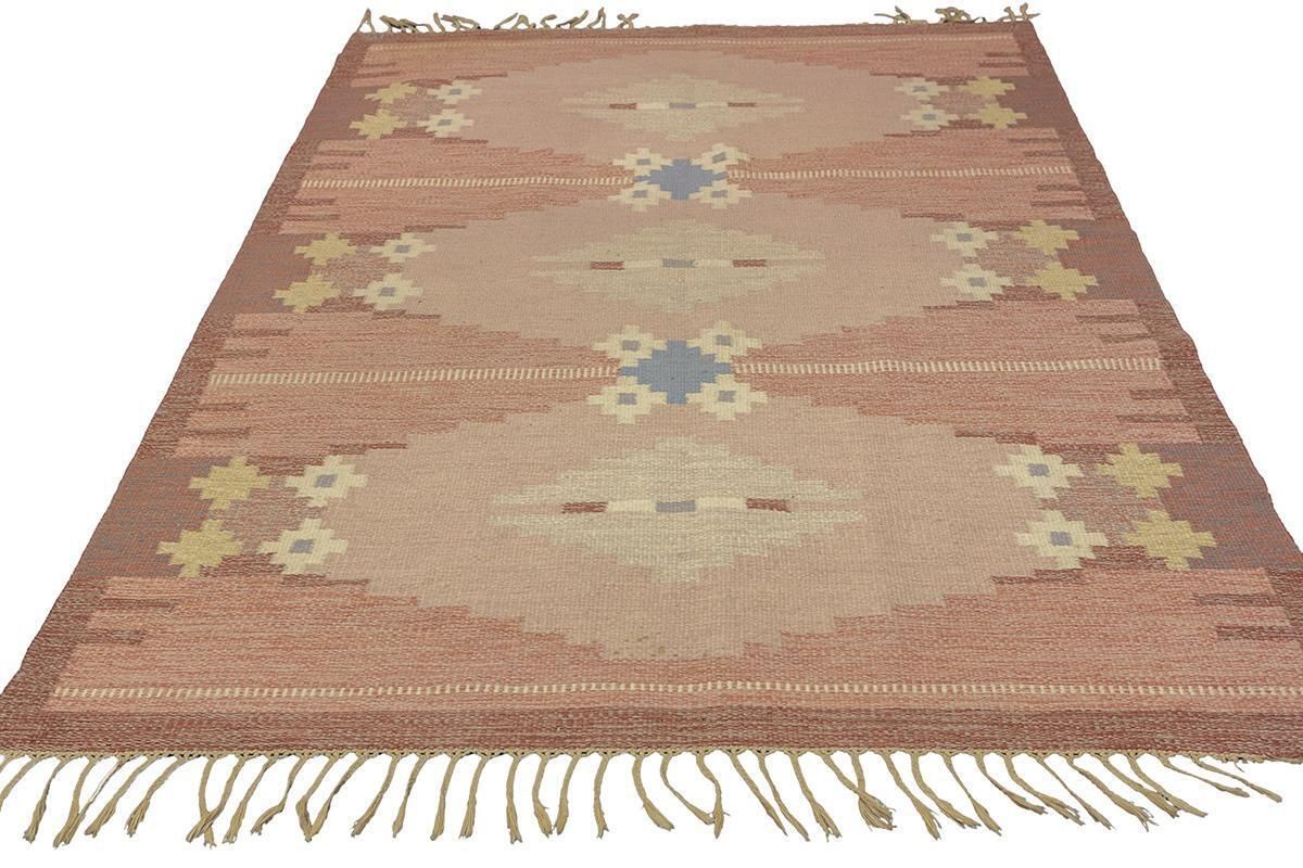 Scandinavian Rug Rollakan  Earthy Tones photo furniture