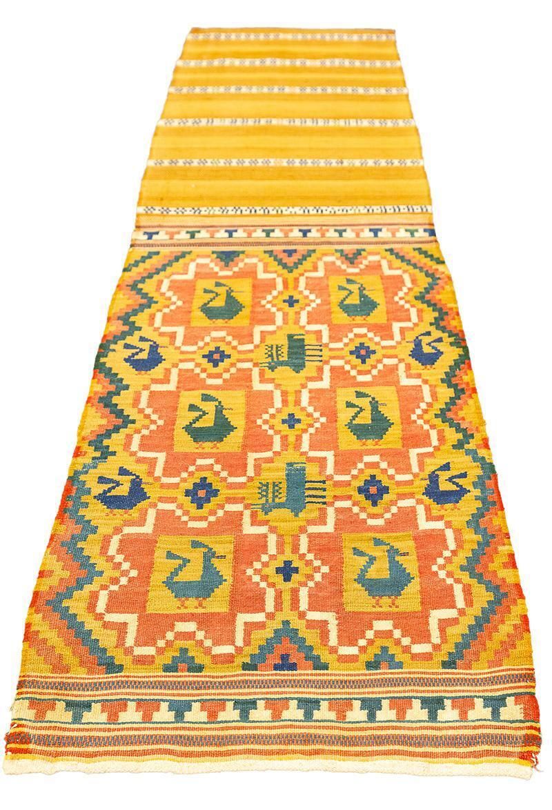 Scandinavian Rug Rollakan Flat Weave Cushion photo furniture