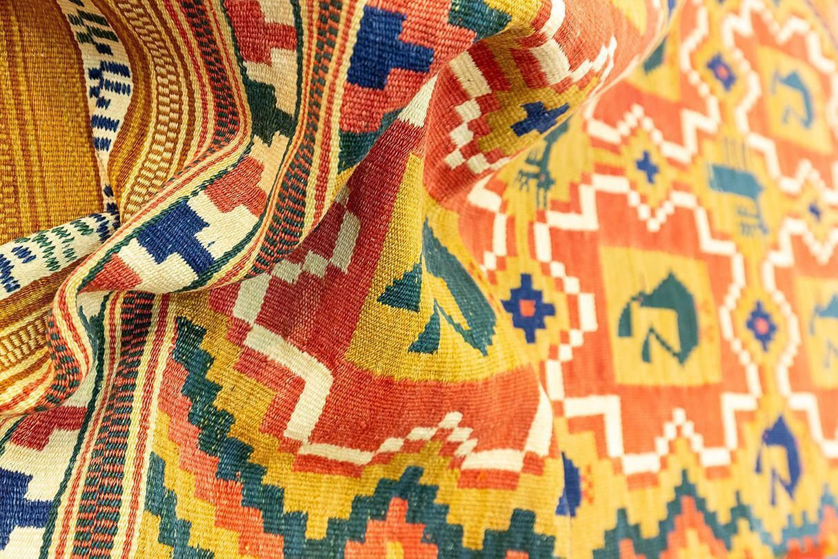 Textiles Scandinavian Rug Rollakan Flat Weave Cushion photo