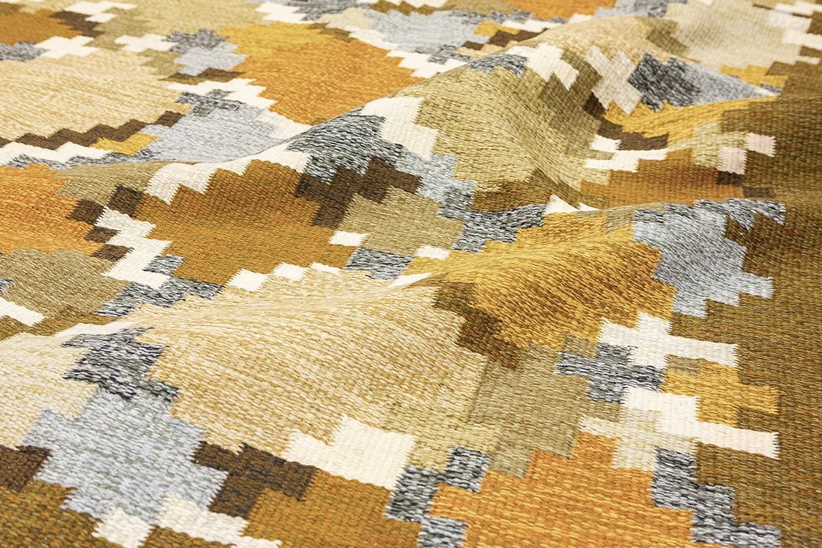 Scandinavian Rug Rollakan  By Ingegerd Silow photo vinterior