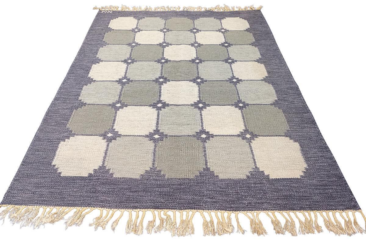 Scandinavian Rug Rollakan Signed Nn photo furniture