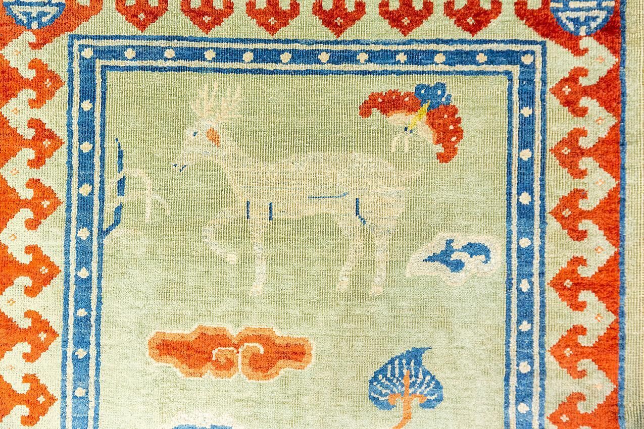 Chinese Rug Foo Dog Design photo buy