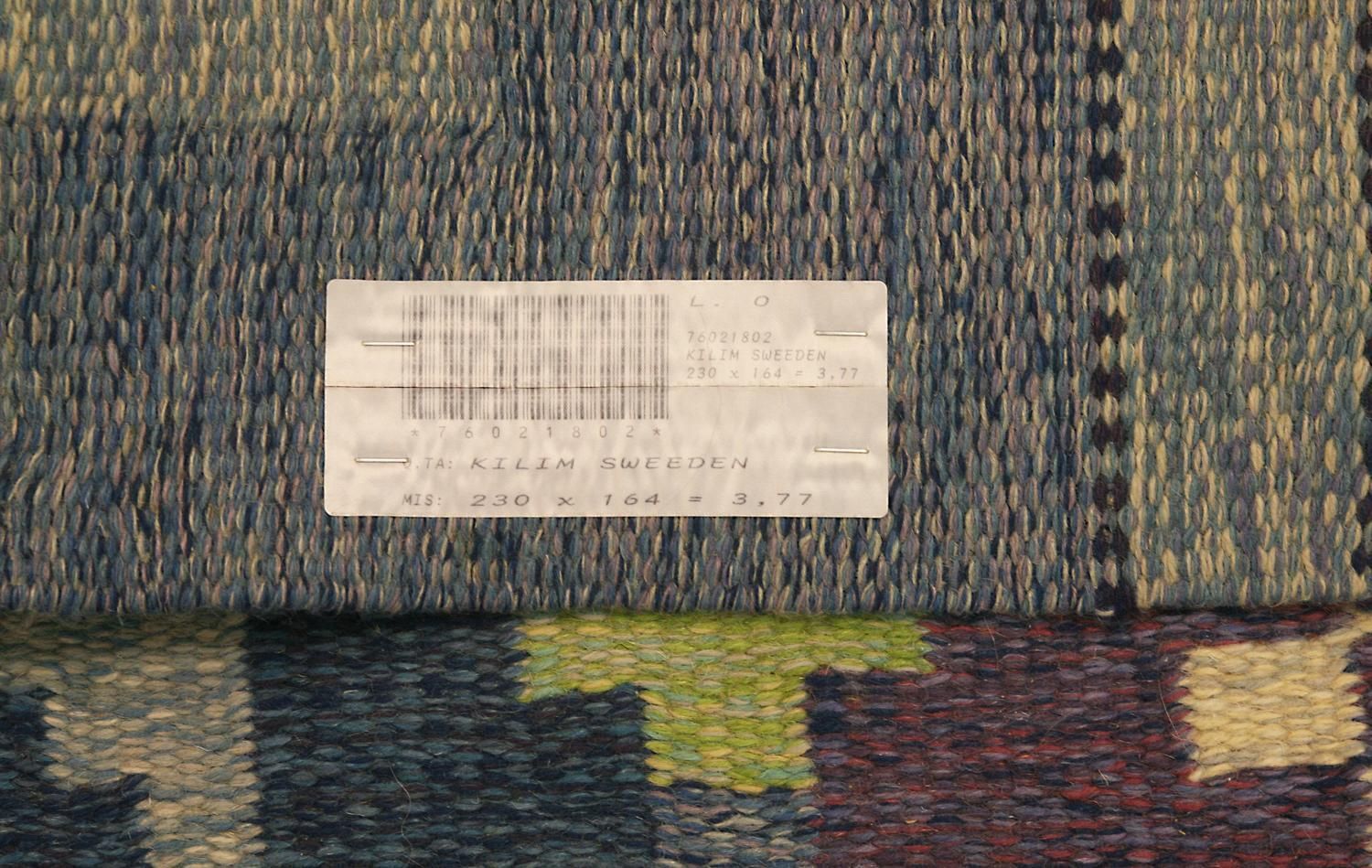 Swedish Kilim Vintage By Is (Ingegerd Silow) 1916 2005 photo 1520.0