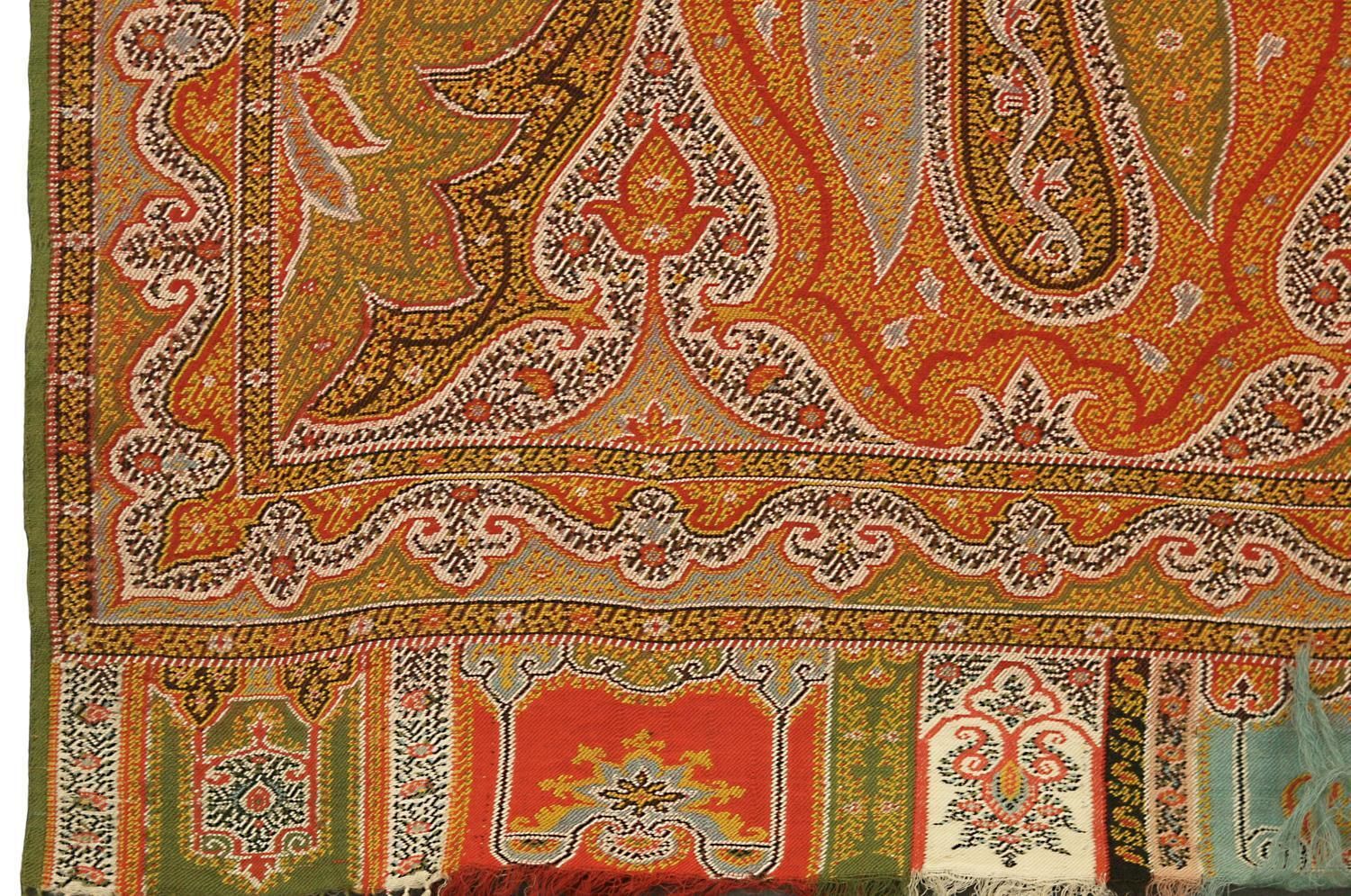 Extra Large Antique Indian Kashmir Textile, Ca. 1900 photo furniture