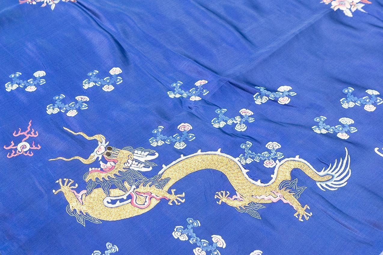 Chinese Silk Textile Five Clawed Dragon photo buy