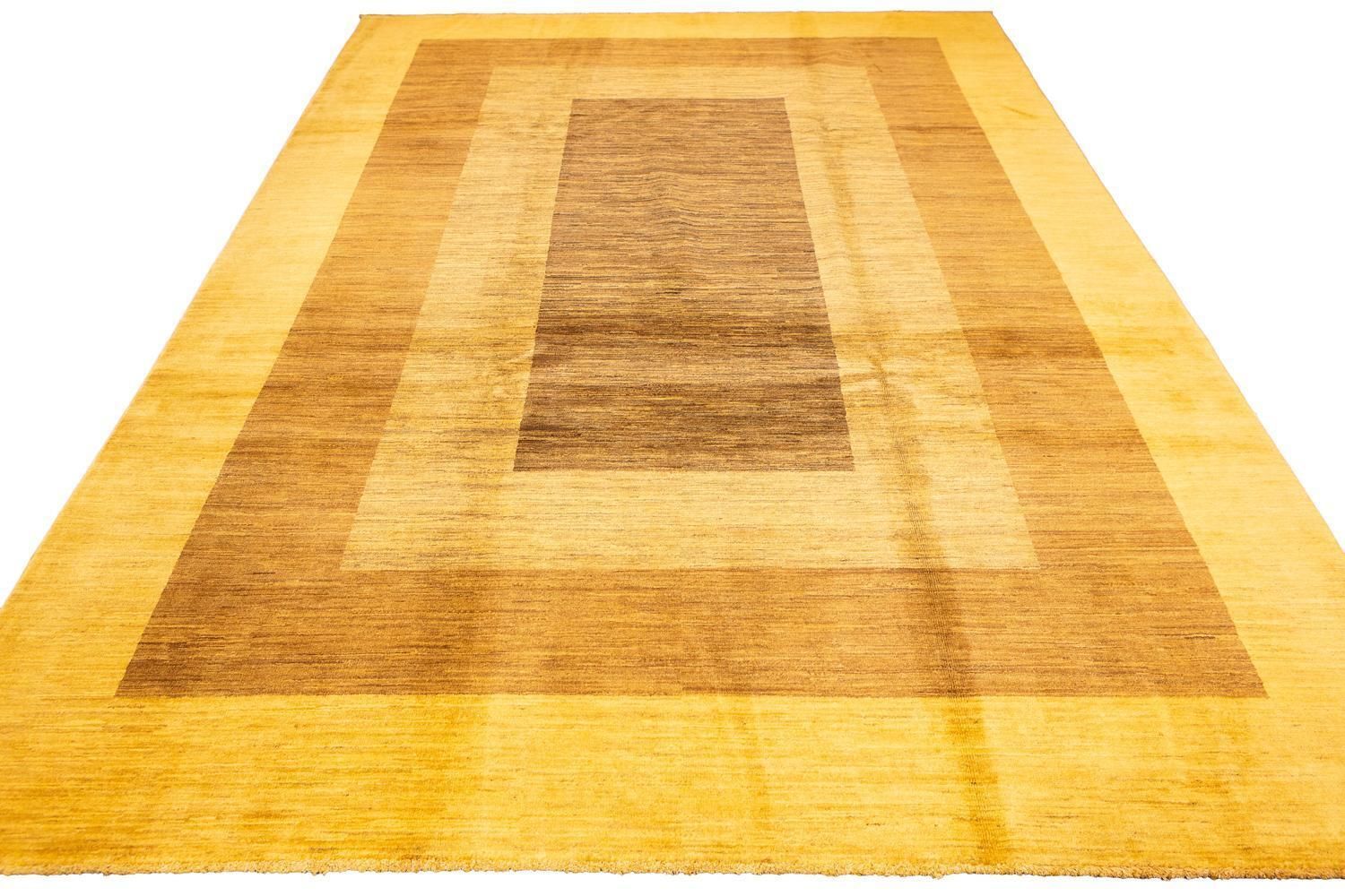 Modern Carpet With Abstract Vintage Design Hand Knotted, Xxi Century photo for sale