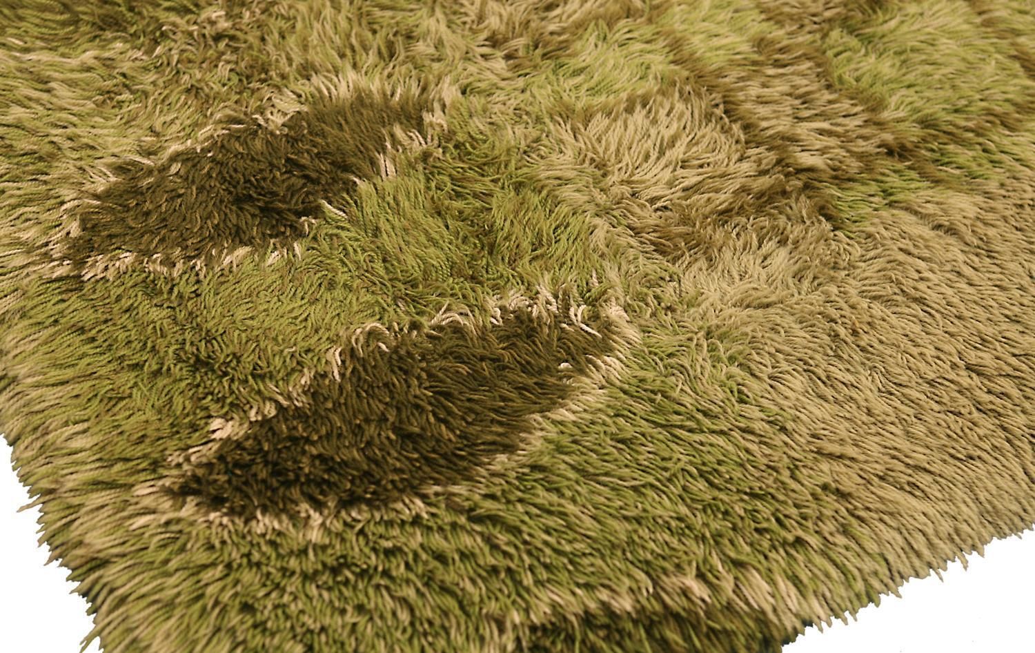 Rya Rug Swedish With Abstract Design photo for sale