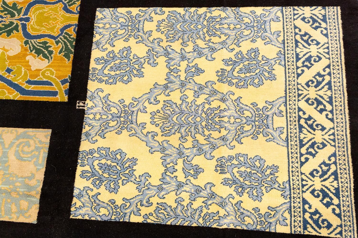 Textiles Vintage Spanish Designer Rug Wool, 1950 1970 photo