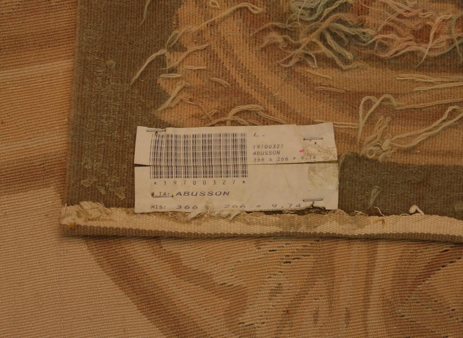 Aubusson Rug French Style Earthy Tones photo vinterior