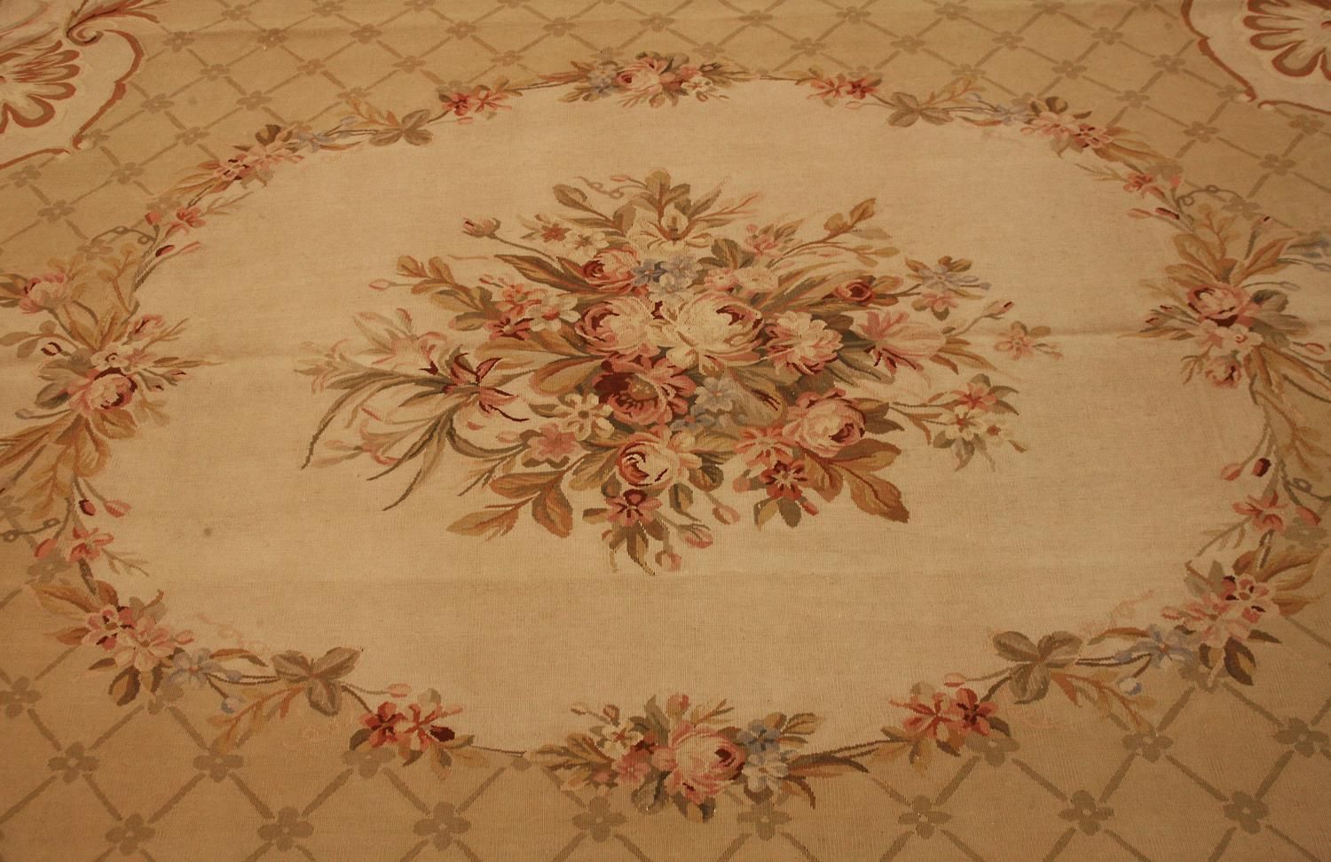 Aubusson Rug Flat Weave Chinese photo furniture