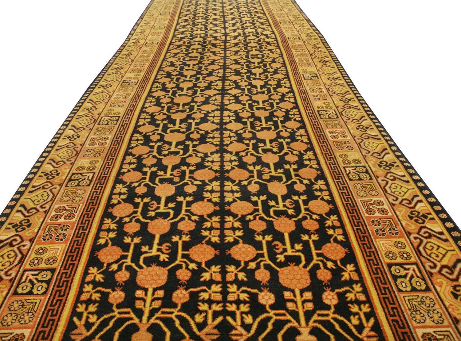 Antique Kalleh Khotan Wool Carpet East Turkistan, Ca. 1920 photo 8407.0