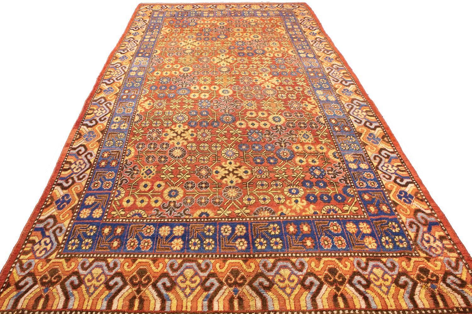 Antique Khotan Rug, 1800 1820 photo Textiles