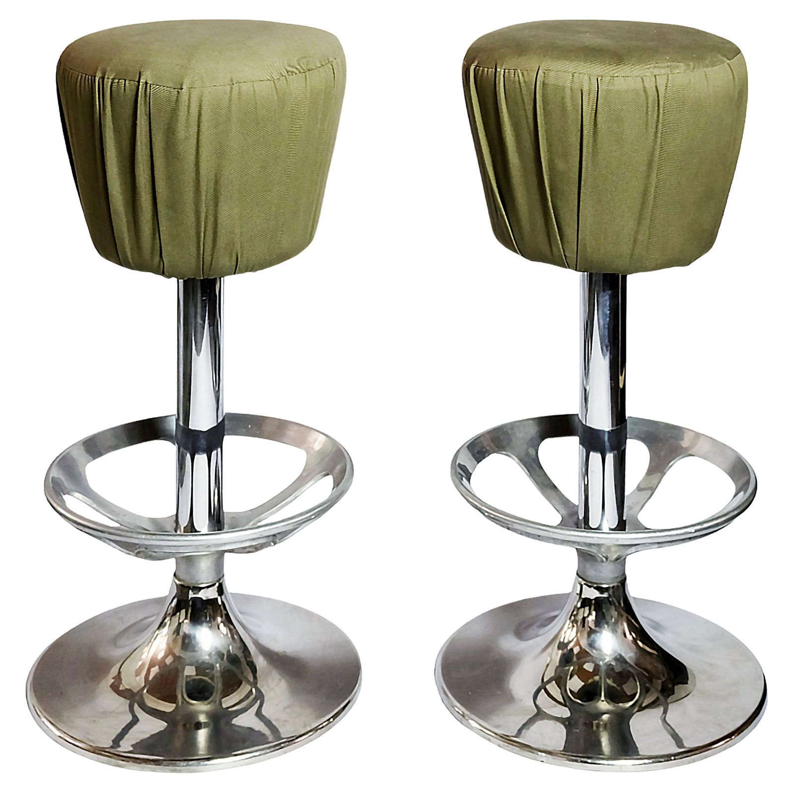 Pair Of Mid Century Italian Bar Stools/Chairs