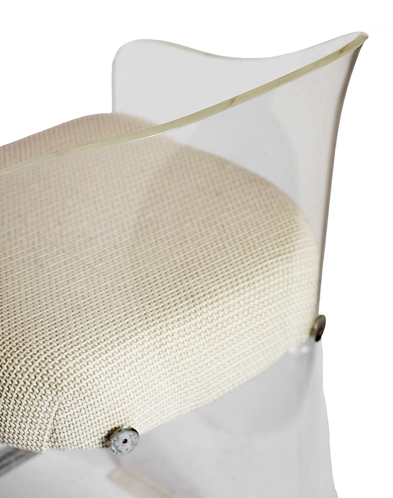 Pair Of Mid Century Lucite/Plexi Lotus Bar Stools By Vladimir Kagan photo buy