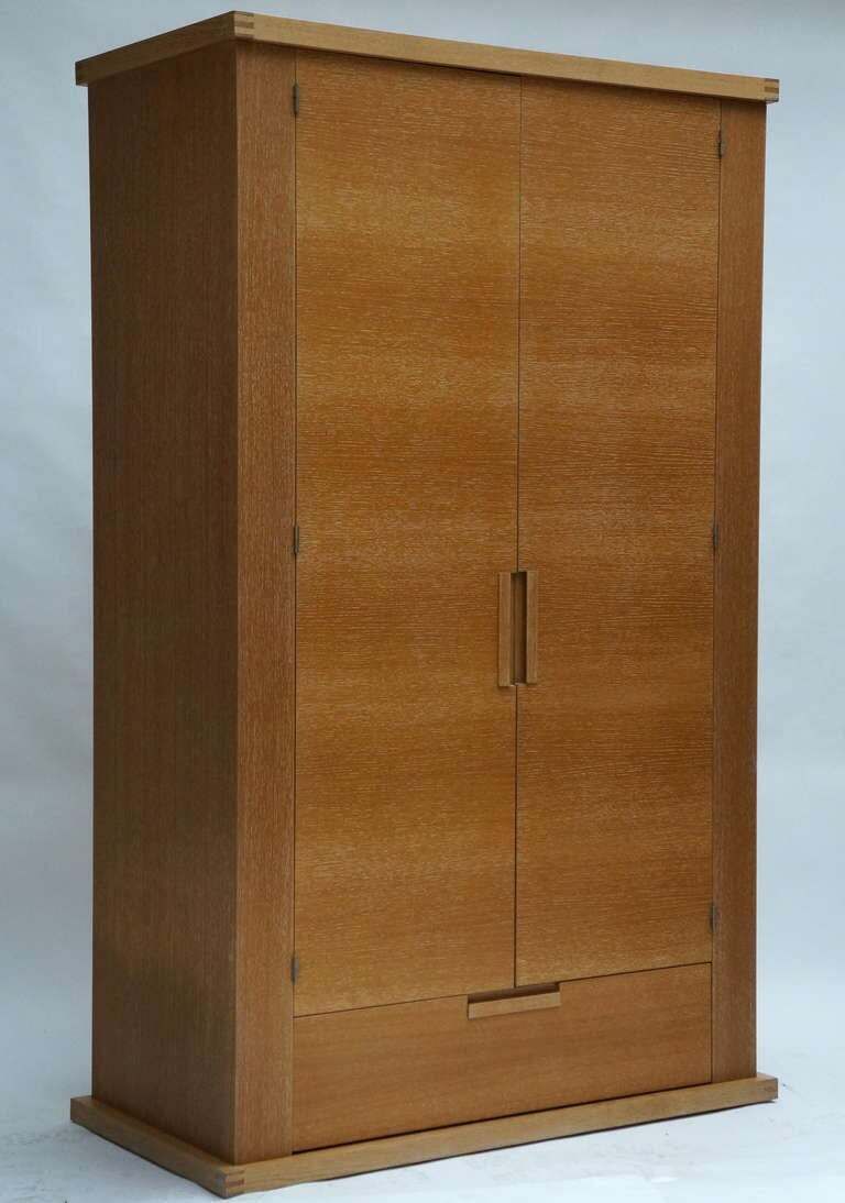 French Limed Oak Armoire photo furniture