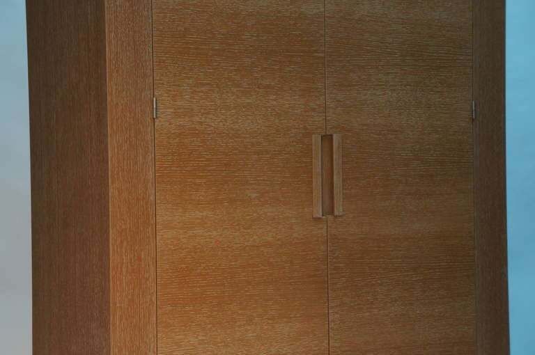 French Limed Oak Armoire photo vinterior