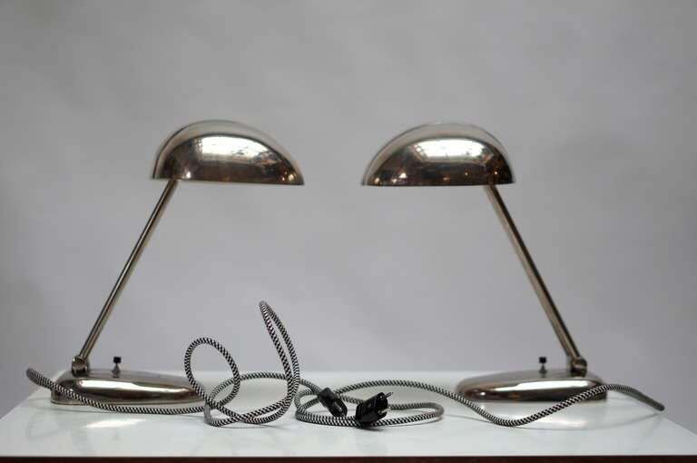 photo for sale One Desk Or Table Lights By Siegfried Giedion For Bag Turgi , Switzerland