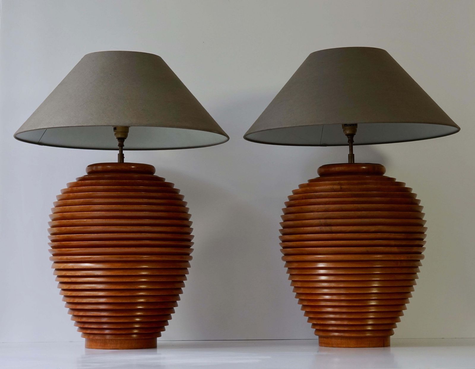 One Large Wooden Table Or Floor Lamp, Birma photo furniture