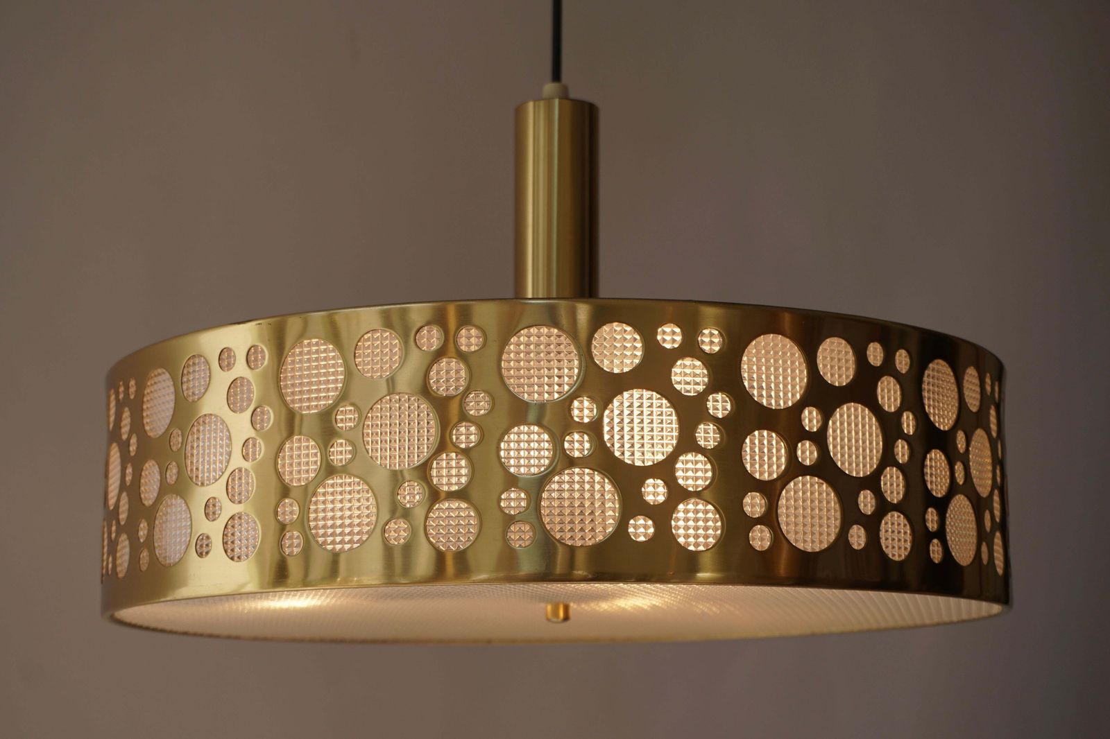 Italian Brass Pendant Light photo furniture