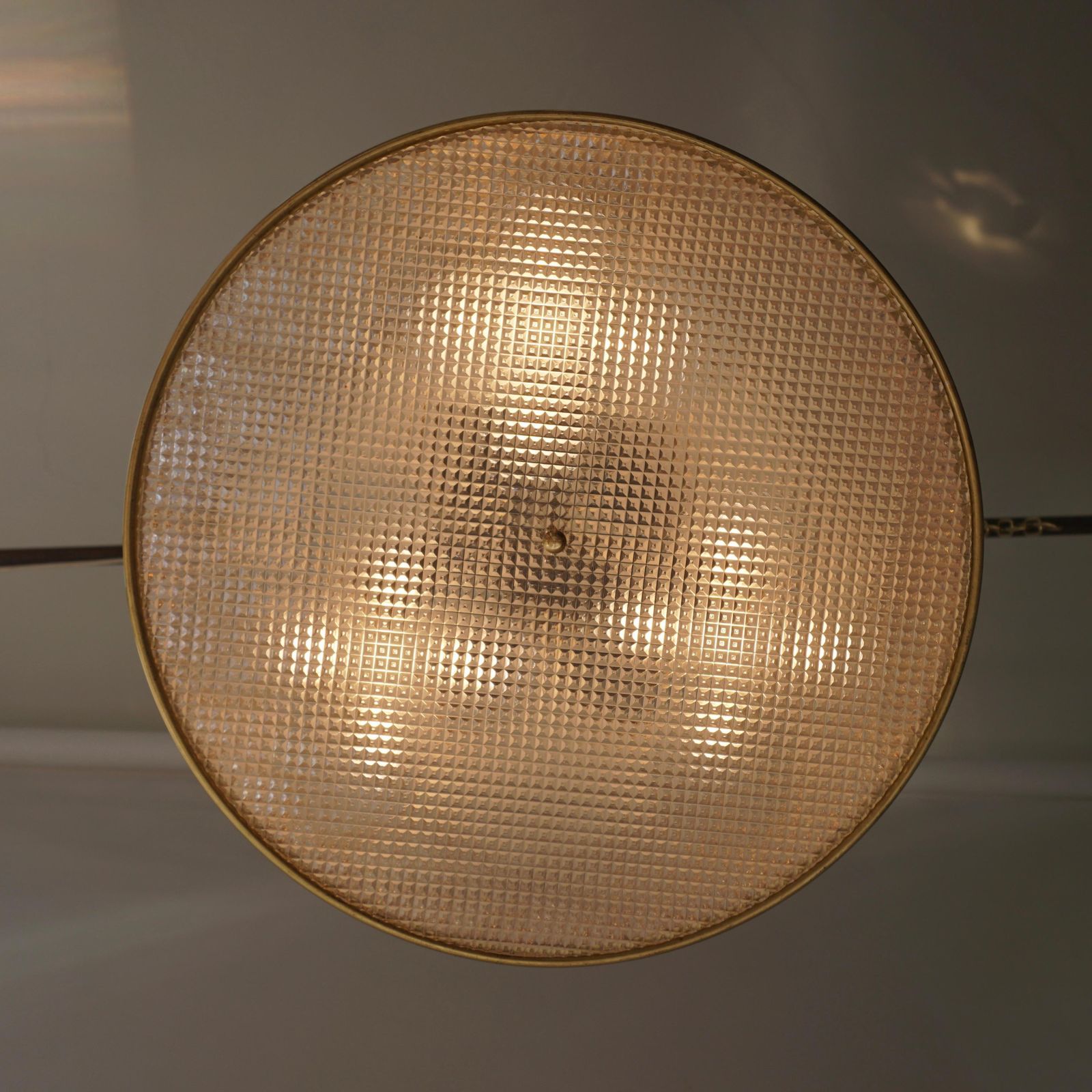 photo vinterior Italian Brass Pendant Light