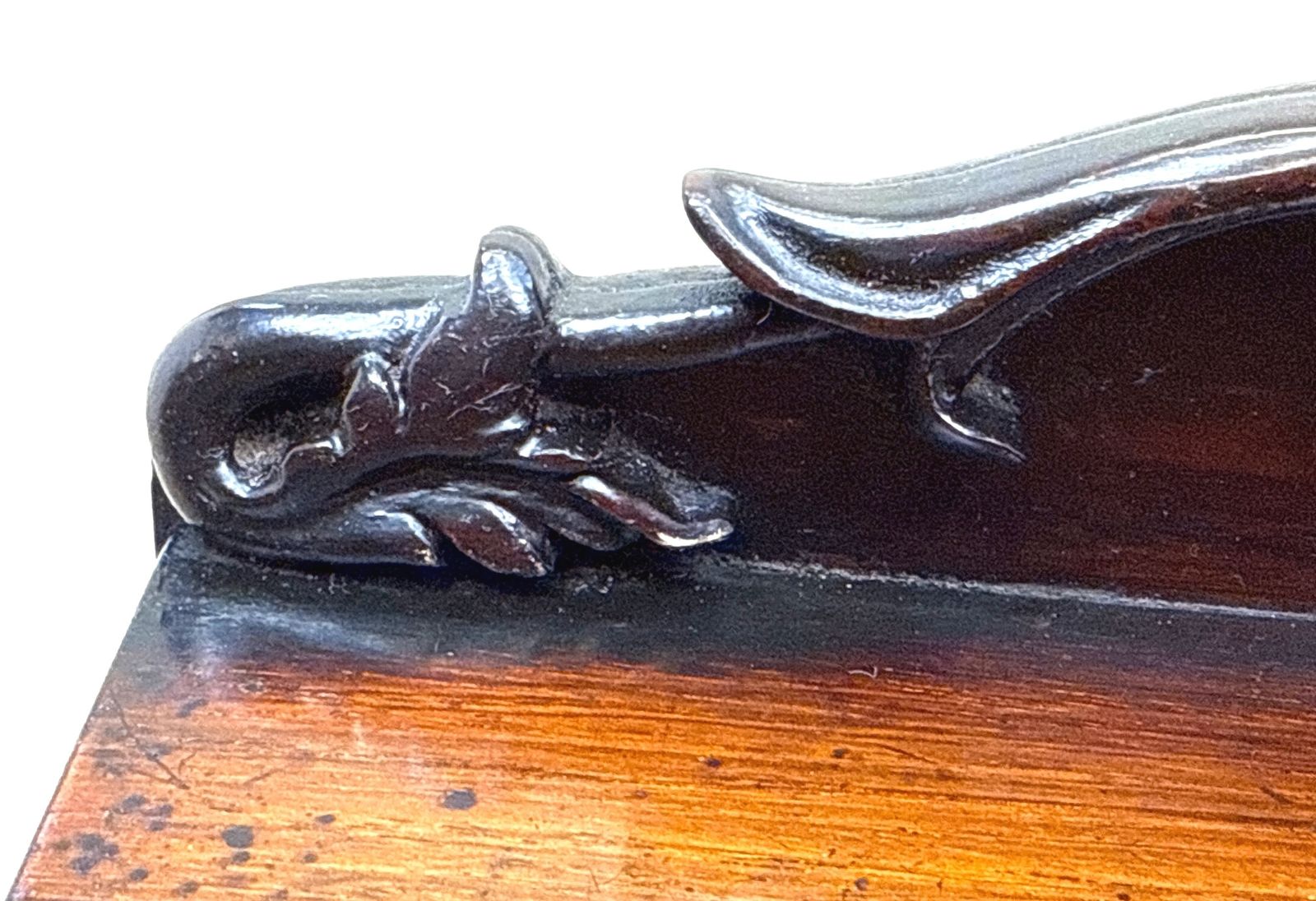 Furniture Rosewood Regency Tea Caddy Miniature Sideboard (England, Circa 1835) photo