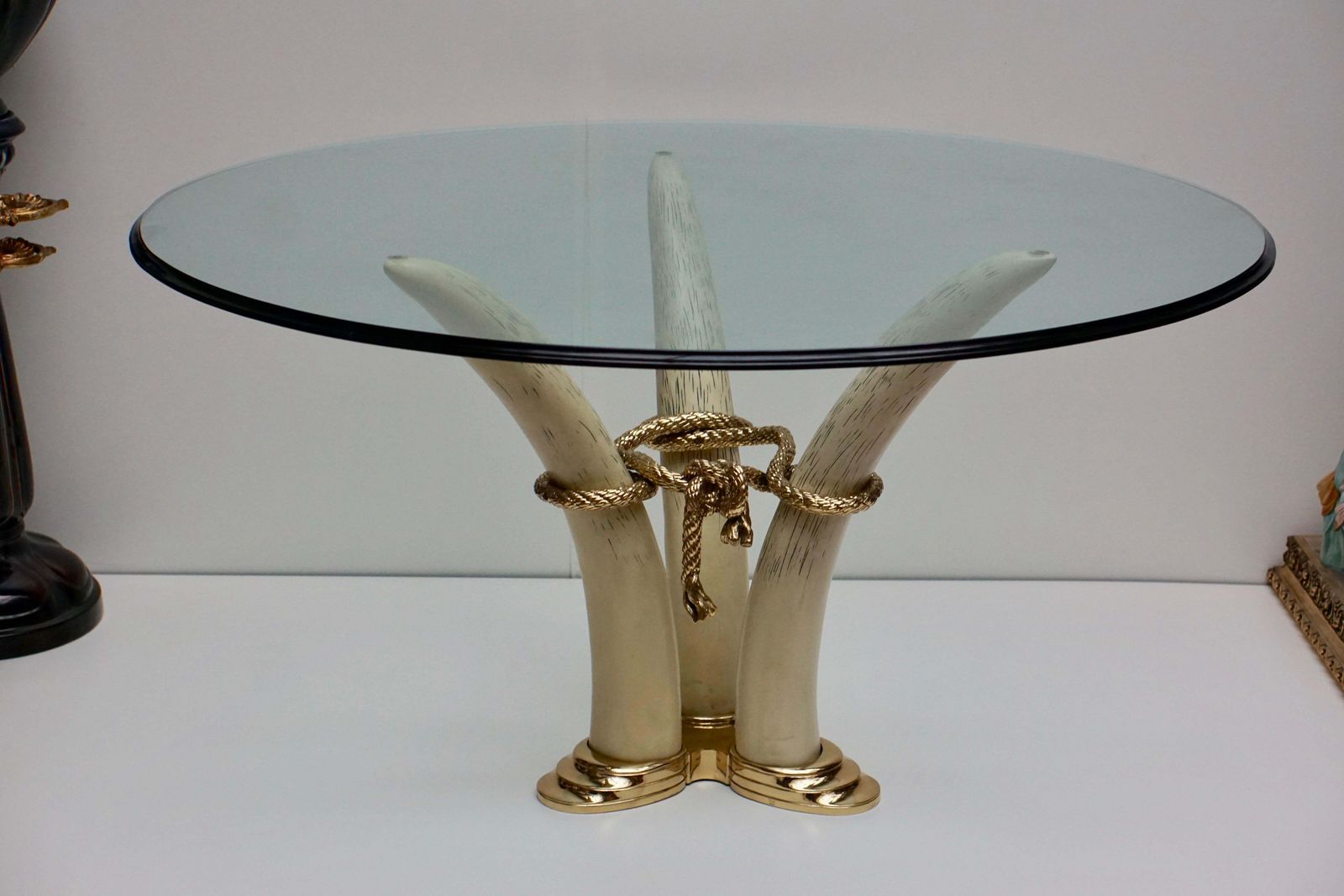 Hollywood Regency Dining Table By Valenti, Barcelona, Spain, Circa 1970 1980 photo for sale