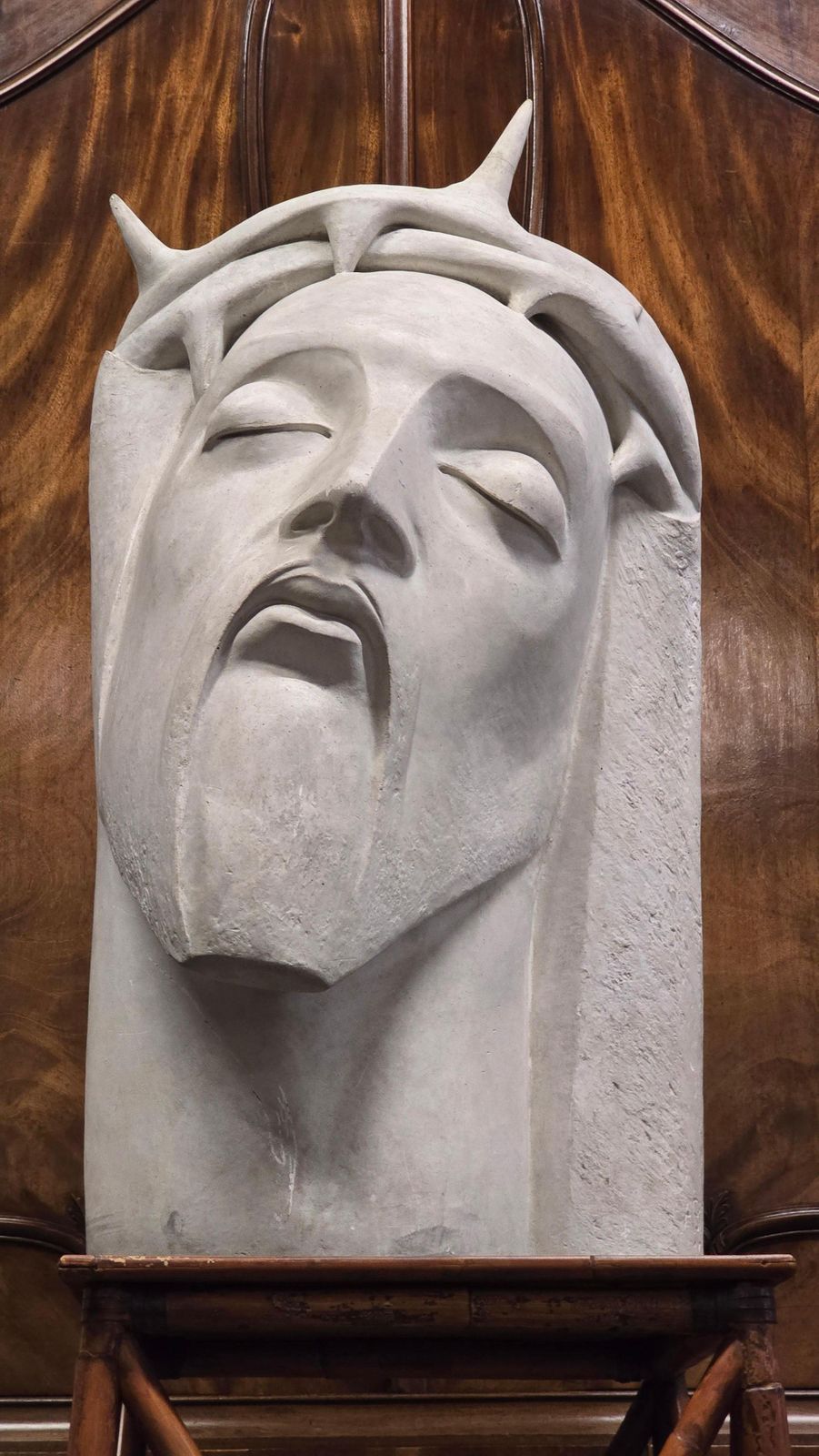 Art Beautiful Art Deco Plaster Bust Of Christ By A. Gille photo