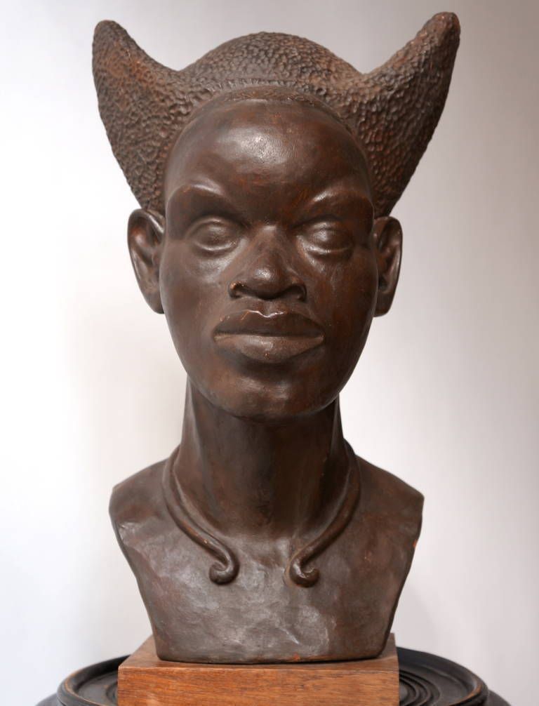 Bust Of A Congolese Mangbetu Woman By F.X. Goddard photo 3142.0