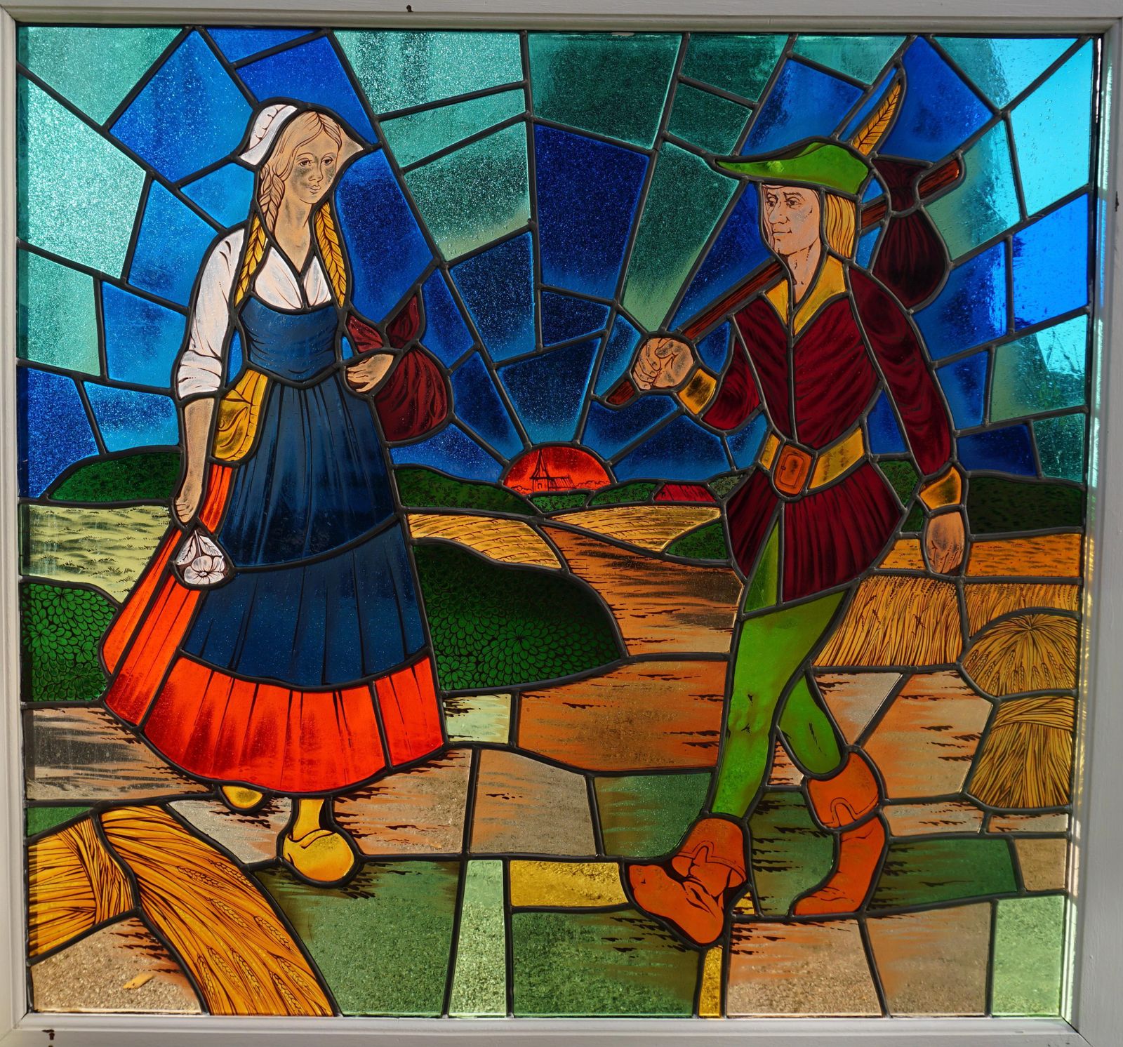 Colorful Stained Glass Window photo furniture