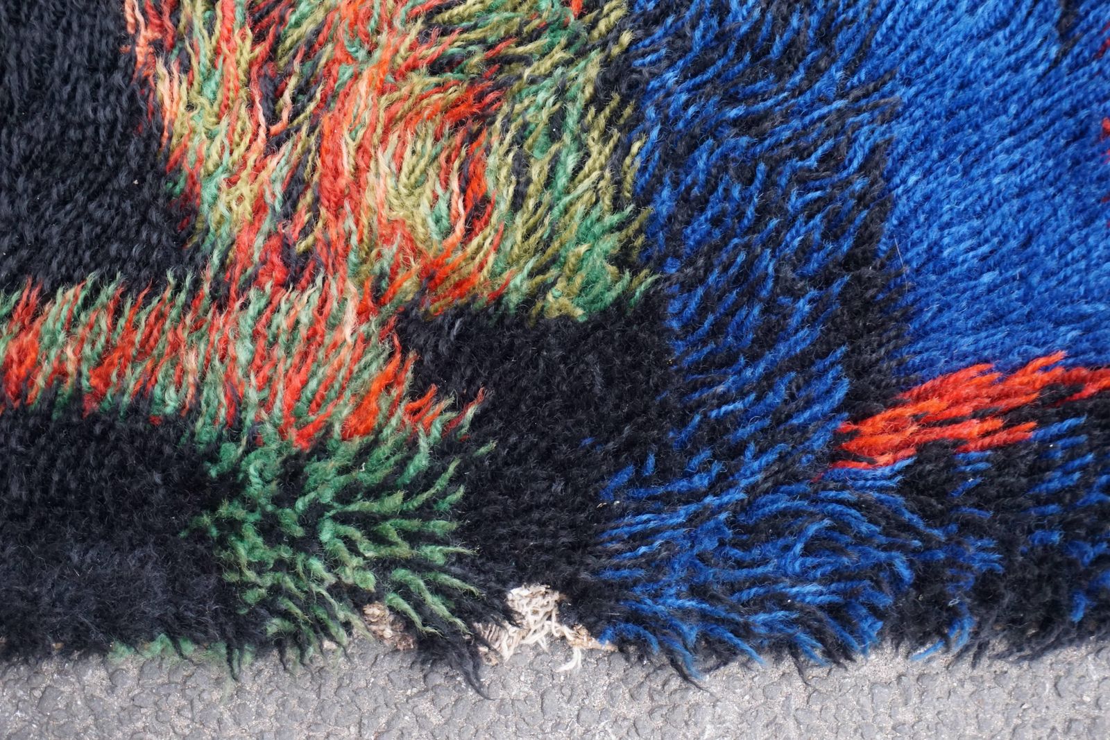 Ritva Puolita Gilde Muster Edition, Abstract Pure Wool Carpet Ca 1965 photo 1529.0