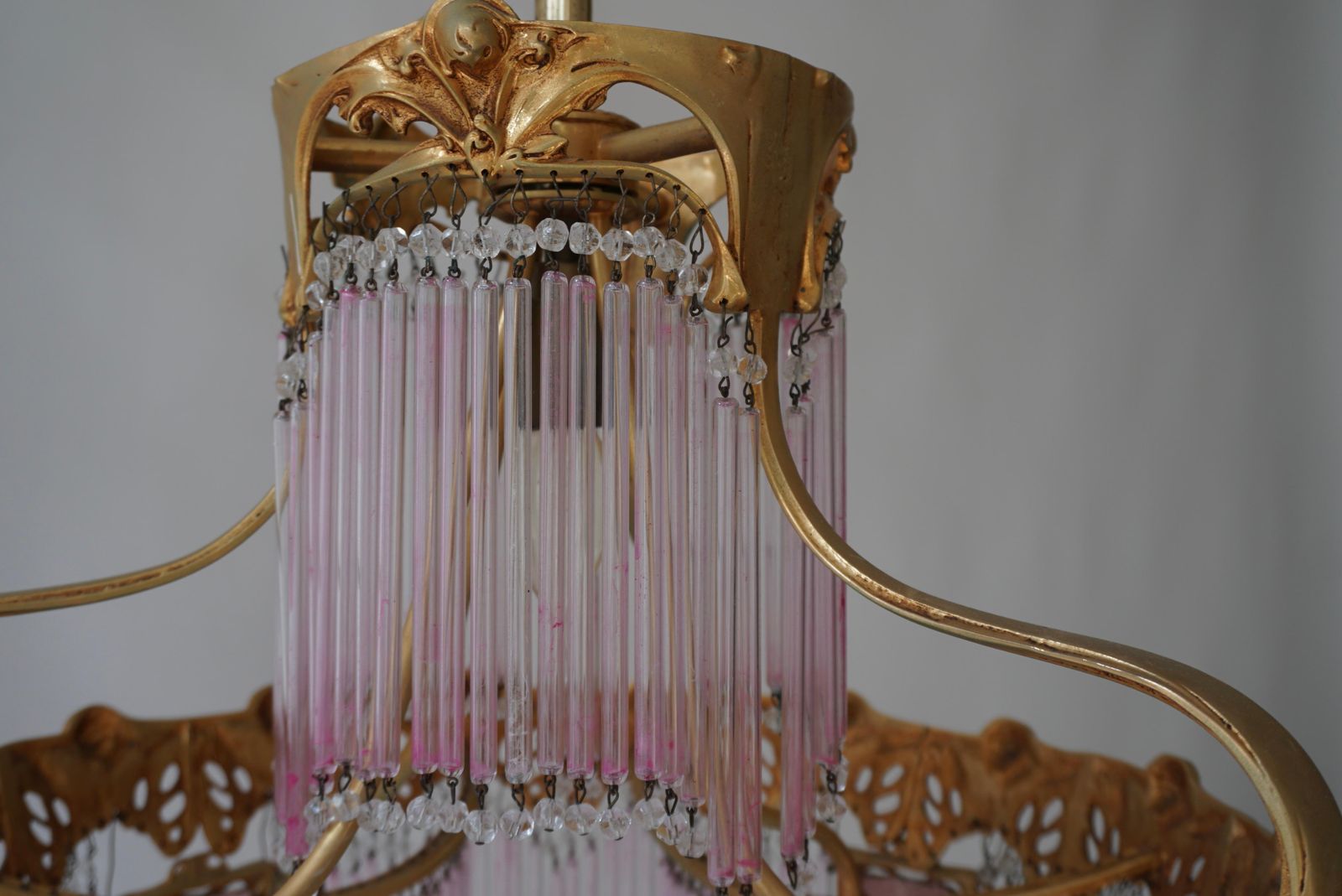 photo buy Art Nouveau Chandelier By Hector Guimard, France Paris 1900 1970