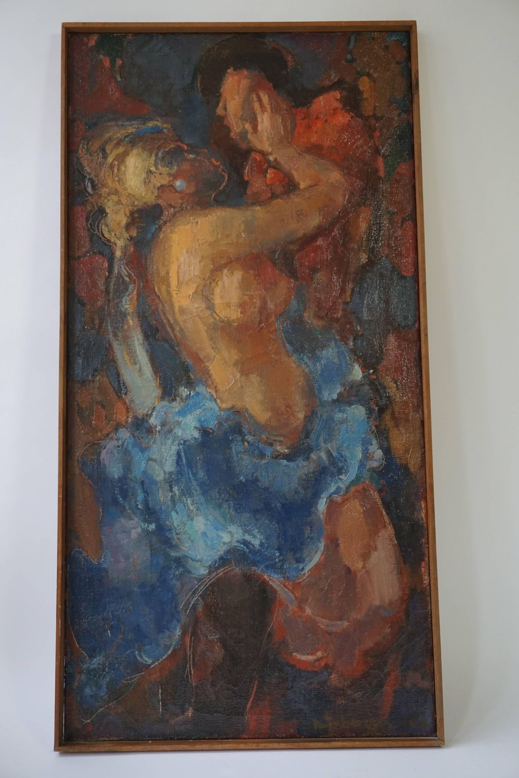 Oil On Canvas Painting, 1968, J Mijsbergen photo Art