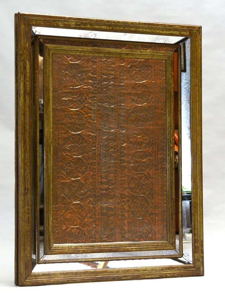 Large Copper Mirror photo Home Decor