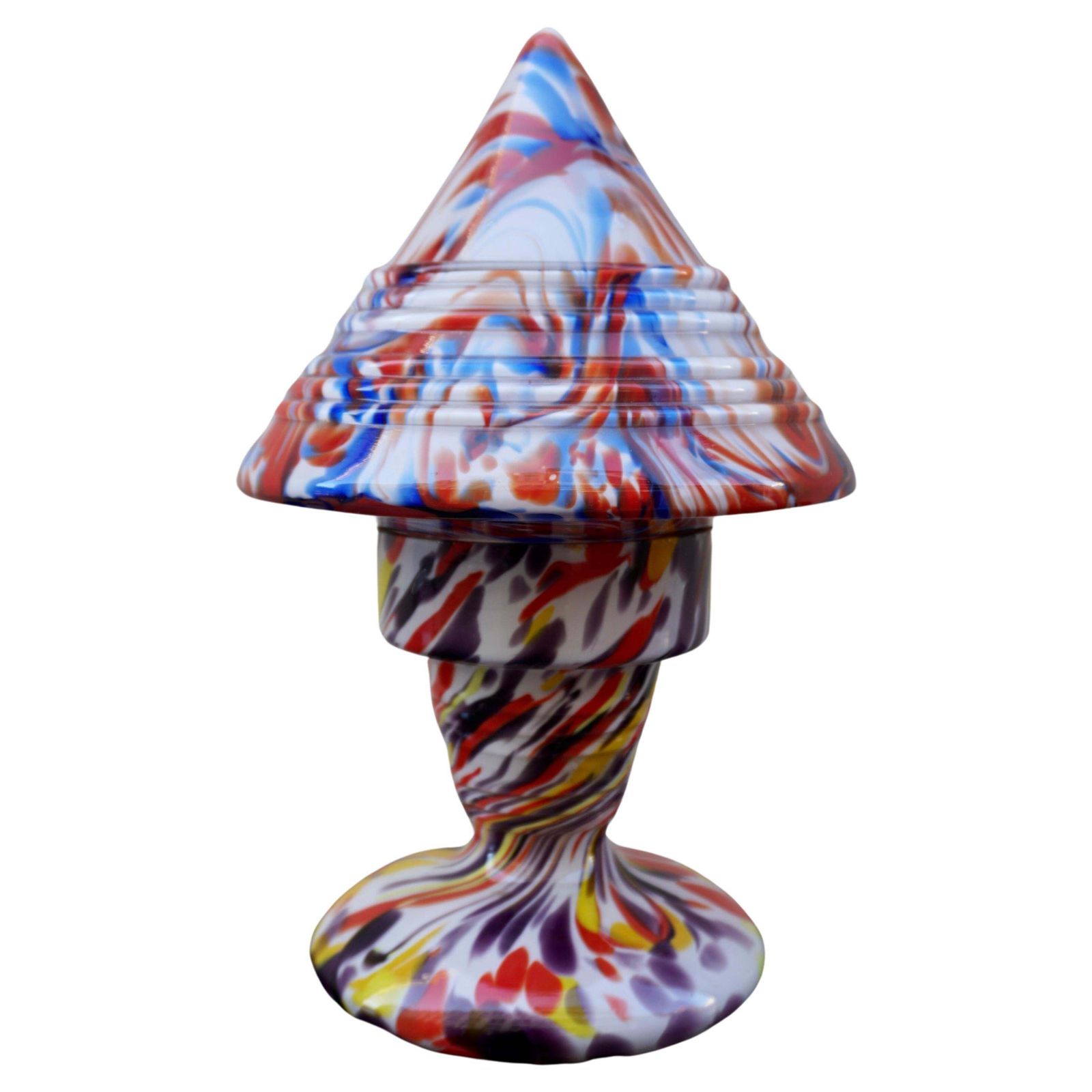 Multicoloured Fratelli Toso Millefiori Lamp, Murano, Circa 1910