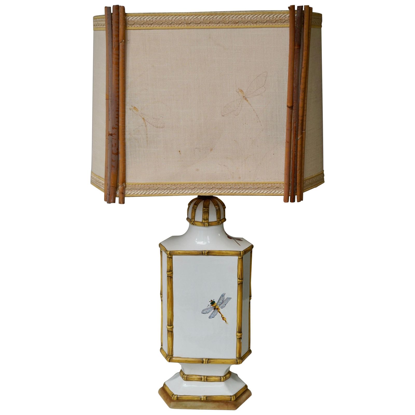 Art Nouveau Dragonfly Table Lamp