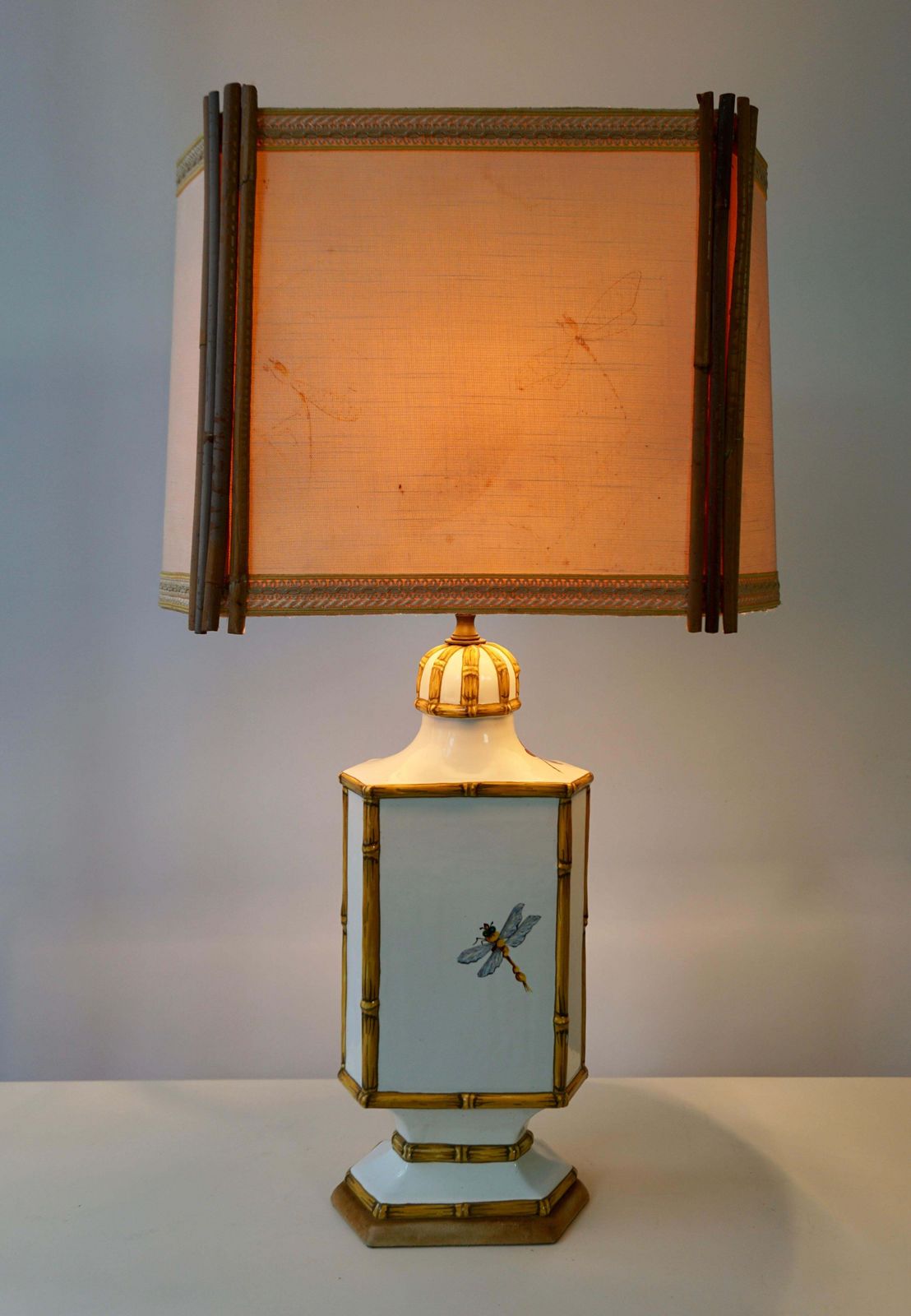 Art Nouveau Dragonfly Table Lamp photo Lighting