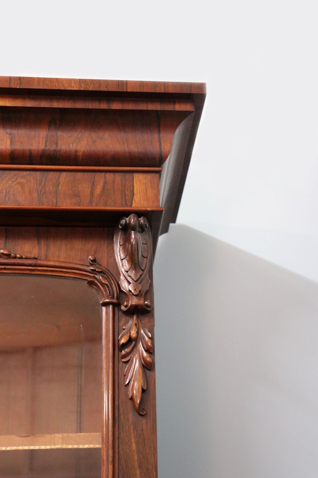 Lovely Early Victorian Secretaire Bookcase Cabinet. photo vintage