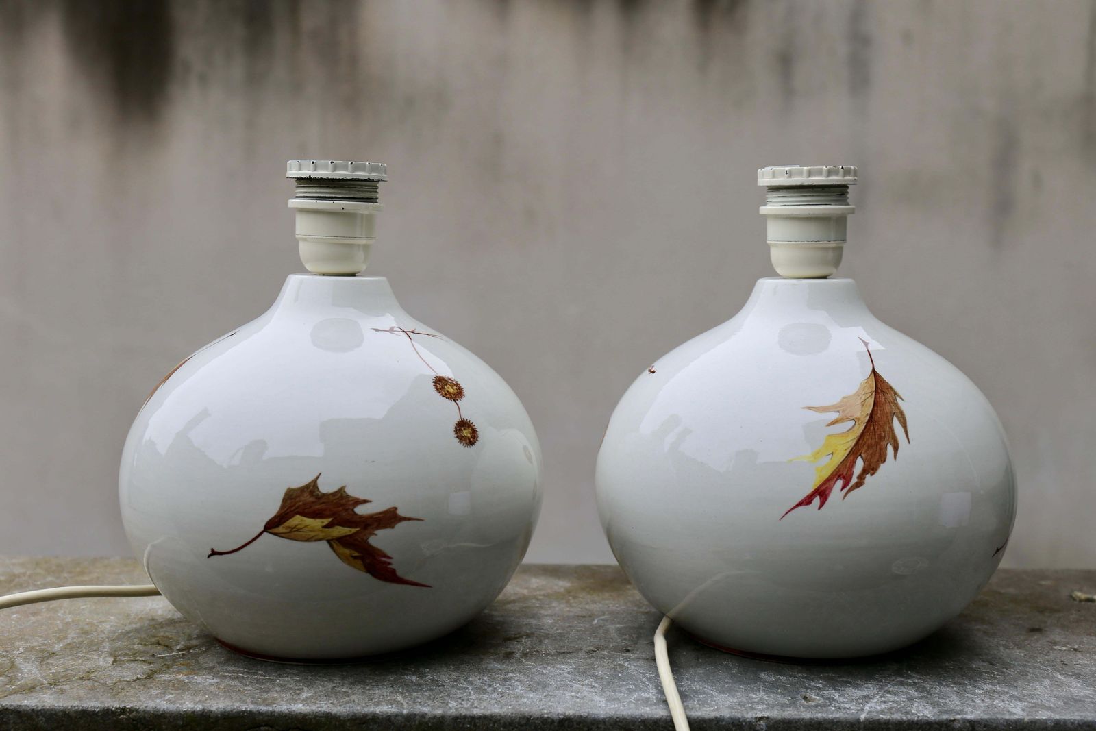 1868.0 Pair Of Italian 1960s Table Lamps By Bassano photo