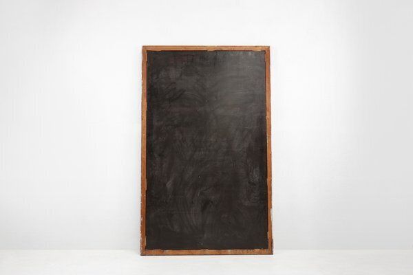 photo for sale Baroque Black Large Oak Fireplace Mirror, France, 1850s