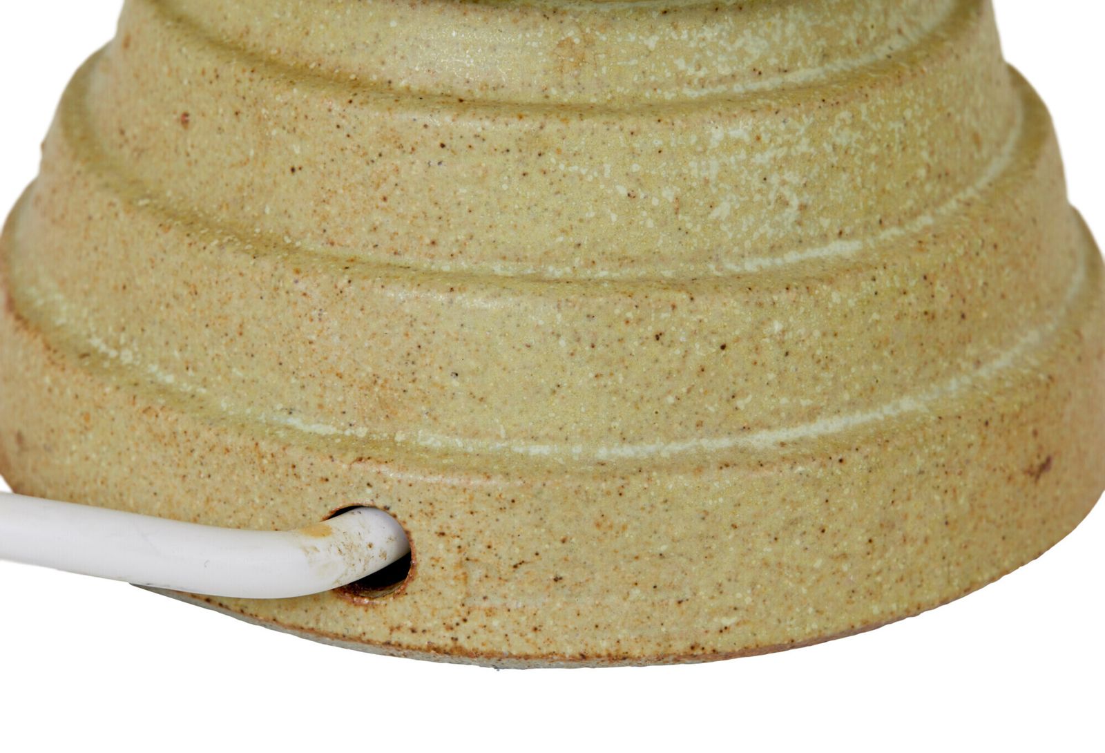 Pair Of Mid Century Brutalist Ceramic Lamps By Bernard Rooke photo for sale