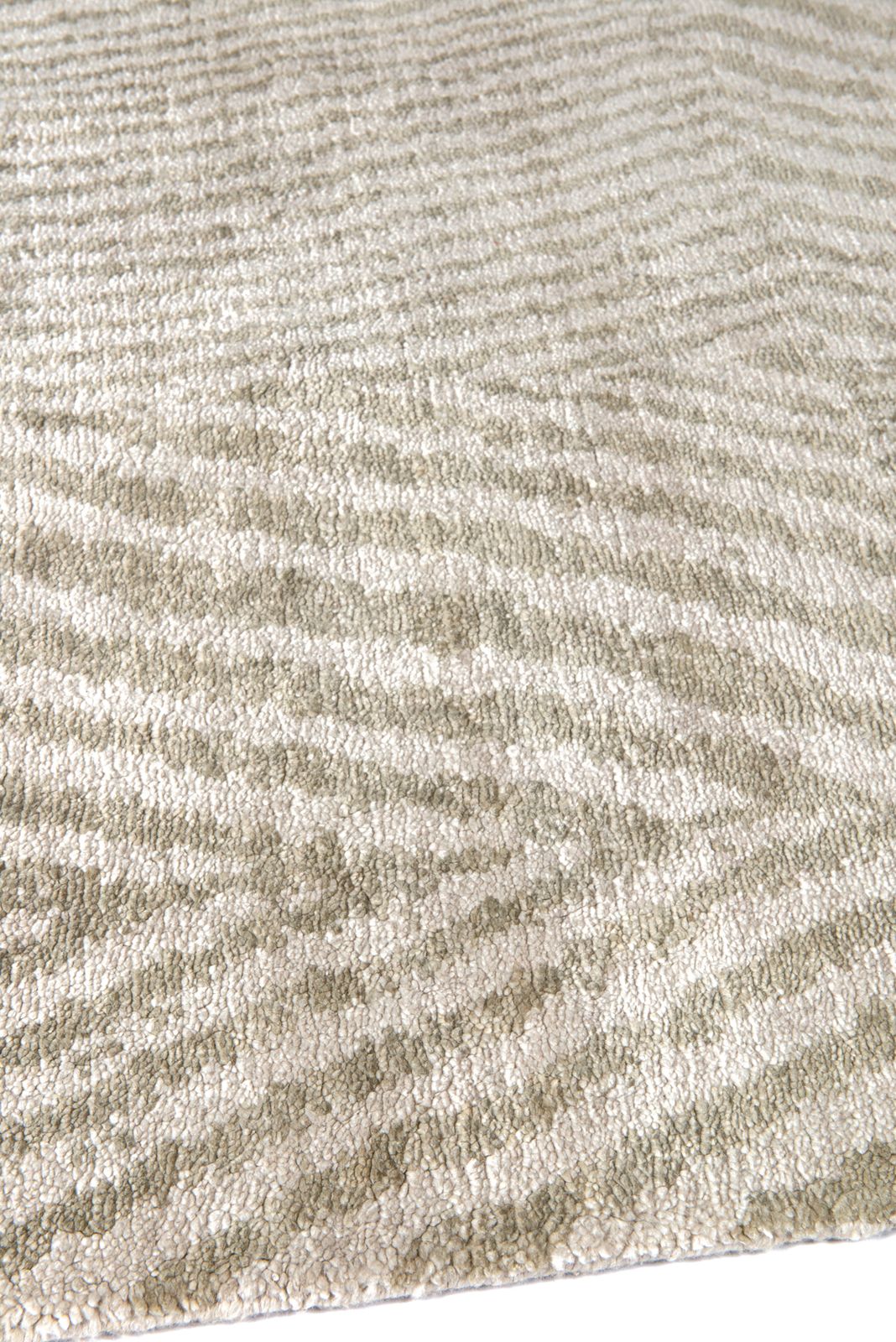 The Rug Company | Kelley Wearstler | Light Green And Beige Zebra Design