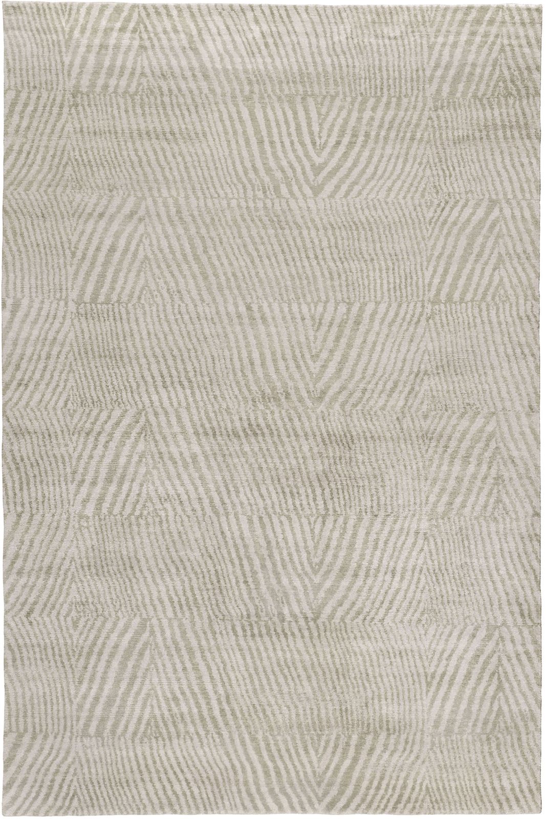 The Rug Company | Kelley Wearstler | Light Green And Beige Zebra Design photo for sale