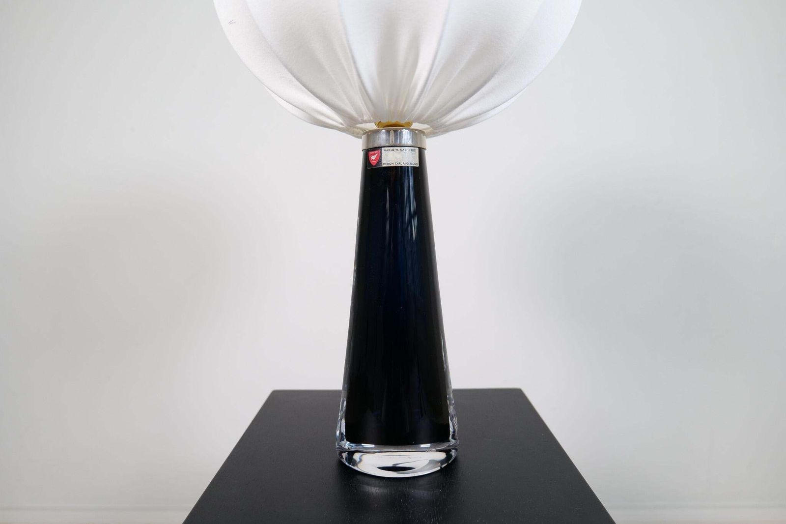 Midcentury Modern Sculptural Table Lamp By Carl Fagerlund Orrefors Sweden photo vinterior