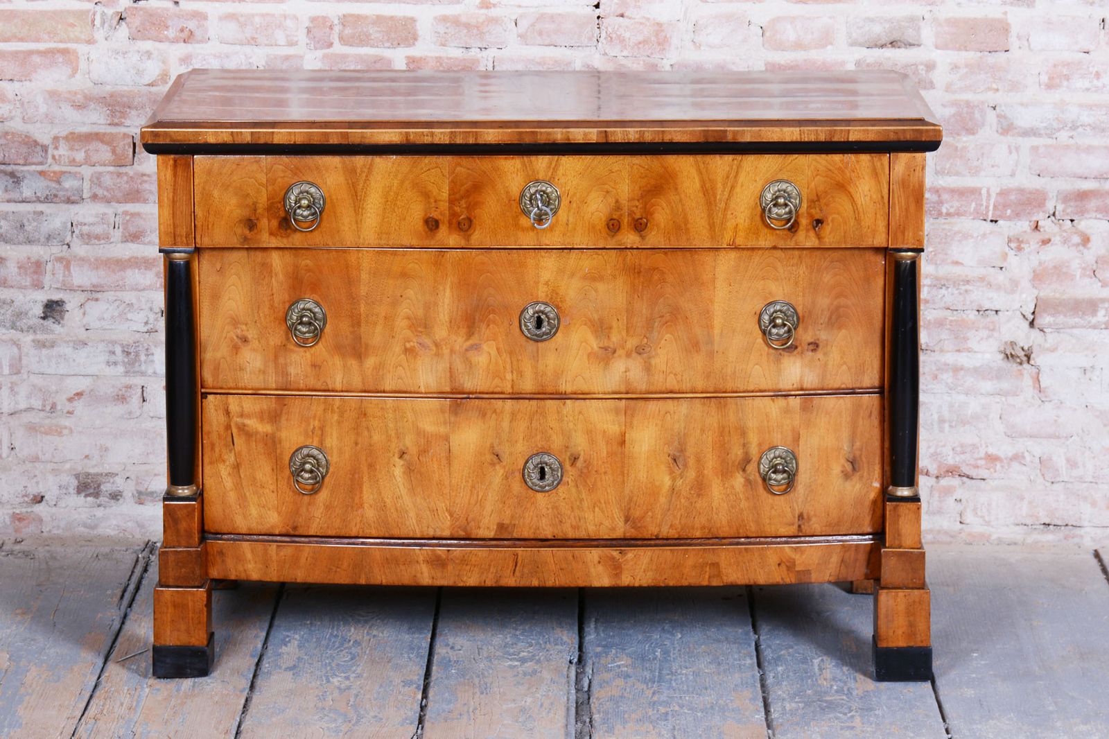 Restored Empire Chest Of Drawers, Walnut, Maple, Spruce, Austria, 1820s photo furniture